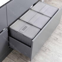 Kôš na odpadky 740-700 x 490-400 x 270, 50l. antracit,do 800 mm /Irone