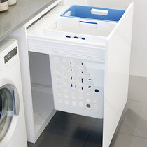 Výsuvný Kôš na bielizeň 562-568x506x570mm,70l, biely  Výsuvný Kôš na bielizeň 562-568x506x570mm,70l, biely