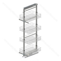 MAXIMA CLASSIC stojan+koše Cargo maxi 400/4 1200-1400 chróm (bez vysuvu) / Rejs