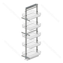 MAXIMA EVO 2 stojan+koše Cargo maxi 400/6 1900-2100 chróm/biely (bez vysuvu) / Rejs