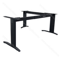 Kancelárska podnož LEON 174 rohova, čierna