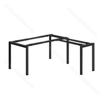 Kancelárska podnož MONA 195 rohova, čierna