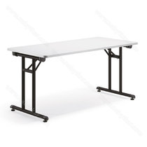 Sklápacia podnož SEKO 640 rovná, čierna