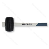 Gumové kladivo čierne fi 40mm / Berner
