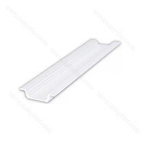 LED PROFIL - Zafrézovatelný profil 6X16mm - biely, 3m (bez krycej lišty)/CP
