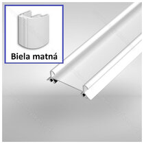 Spodná koľaj GAMA 8202  biela matná /Laguna