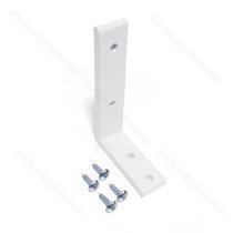 Držiak na DTD pre kancelárke podnože , biely 