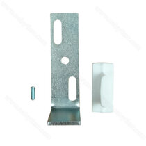 Klzák AO-075 regulovaný pre uchytenie do steny , biely /Laguna 