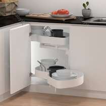 Erg.roh.kôš ASTON LUX "90" 2 pol. pravý s tlmením, biela / Iron Line