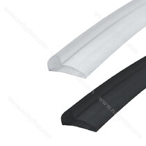 Zasklievací profil B07  do vitrín na MDF dvierka