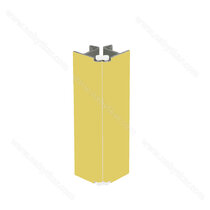 Roh k coklovej lište H-100, zlatá matná Roh k coklovej lište H-100, zlatá matná