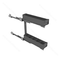 Cargo košík "15" 002 PRO LINE, bočný-s tlmením, Antracit / SIGE