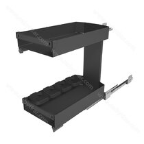 Cargo košík "30" 002 PRO LINE, bočný-s tlmením, Antracit / SIGE