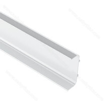 Gripless LIGHT profil typ- "C"  L-3,5m biely lesk RAL 9003