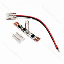 Dotyk. LED vypinač so stmievač i pamät. do led.profilu, s nasúv.spojkami 12V-24V/ 4A/48W 