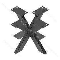 Podnož 2X, na konferenčný stolík ,v:430x580, čierny mat 