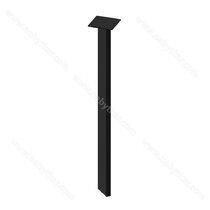 Noha stolová SR105-720 čierna matná /Gamet 