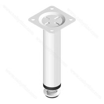 Nábytk.noha 150mm Fi25 10kg, biela  Nábytk.noha 150mm Fi25 10kg, biela