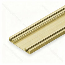 Spodná koľaj RAMA,(s drážkou) 3,0m zlato,  model 2021 /Laguna