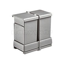 Kôš na odpadky (ART 240),nový ART246 -2X14 L Orion grey (ruč. otv 30cm, automat.otv.40cm )