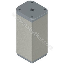 Nábytk. noha NA6 40x40, Inox