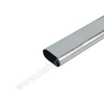 Vešiaková tyč oválna, chróm