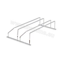 Polica na poháriky, chróm