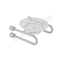 Držiak na mydlo - sklo, chróm /Iron line