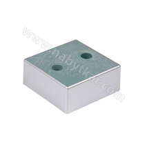 Nožička NH 25mm 60x60x25 bez regulácie, hliník