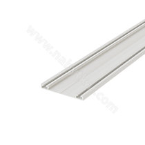 Spodná koľaj RAMA,(s drážkou)  biela lesklá /Laguna