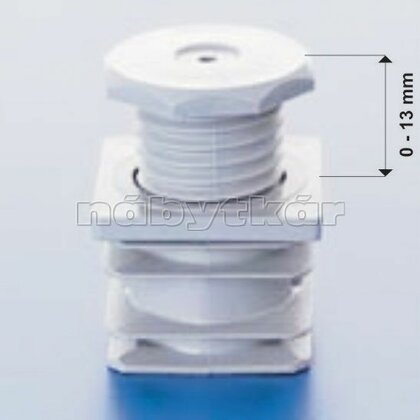 Regulátor plastový 45x45 h-2, sivý /Zobal Regulátor plastový 45x45 h-2, sivý /Zobal