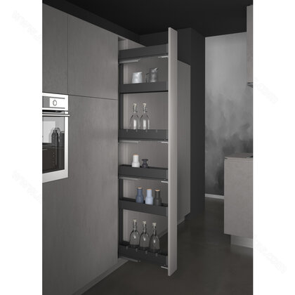 Cargo košík "15" 249 PRO LINE, bočný-s tlmením,(110x500x850) Antracit / SIGE