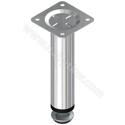 Nábytk.noha 150mm Fi25 10kg, chróm / Gt Nábytk.noha 150mm Fi25 10kg, chróm / Gt