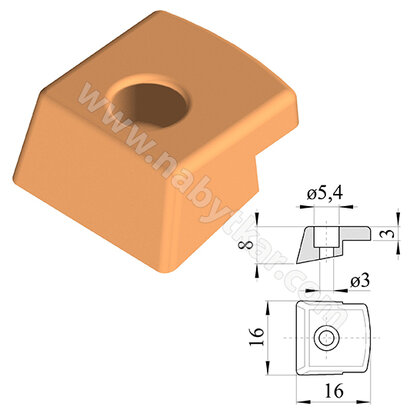 Príchytka skla Príchytka skla