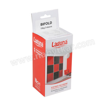 Zostava BIFOLD - 2 dverová na 15kg, mosadz /Laguna