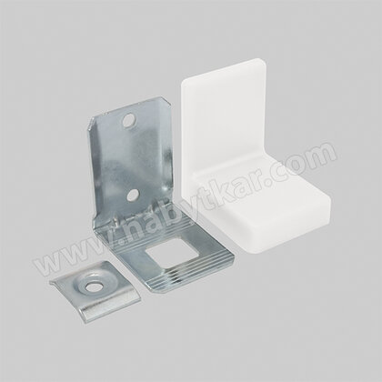 Rekt.Uholník s krytkou, biela