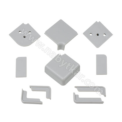 Sada-Uhol a konc.k tesn.lište, AL a IN. 28x12, sivá Sada-Uhol a konc.k tesn.lište, AL a IN. 28x12, sivá