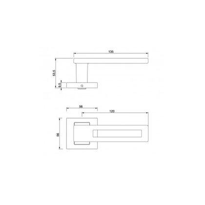 Kľučka TOM T-1451-121