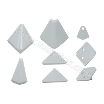 Sada-Uhol a koncovky k tes. lište,AL 30 X 30 Sada-Uhol a koncovky k tes. lište,AL 30 X 30