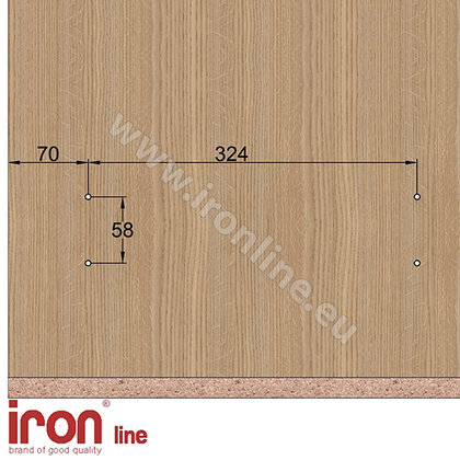 Výs.kôš prútený na bielizeň K23, 848-920,hliník /Iron line