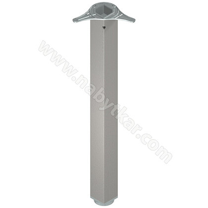 Stol.noha 60x60 s reguláciou, Inox