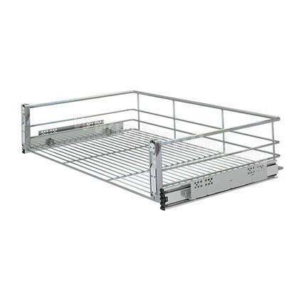 Výs.kôš 80 s uch.na dv.PV, chróm /Iron line