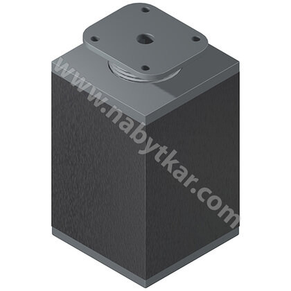 Nábytk.noha N 60x60 B "big" , inox Nábytk.noha N 60x60 B "big" , inox