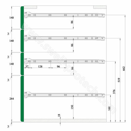 Metalbox, biely /Swell