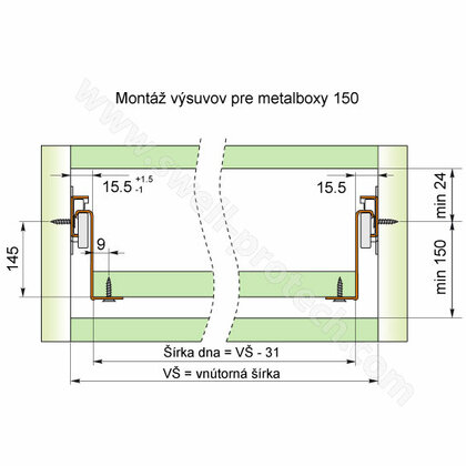 Metalbox, biely /Swell