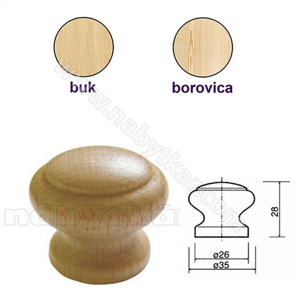 Madlo GA-DL-56 drevo s frez.