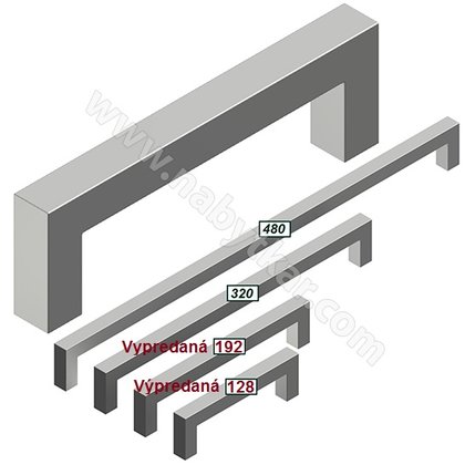 Madlo UA16C00, hliník /Gamet