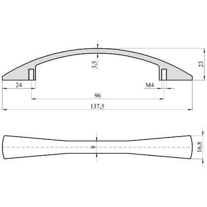 Madlo UN90, Gamet, rozteč 96