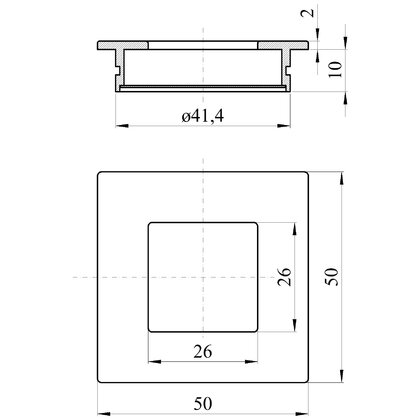 Madlo zapust. MD0308, mat.chróm /Gamet