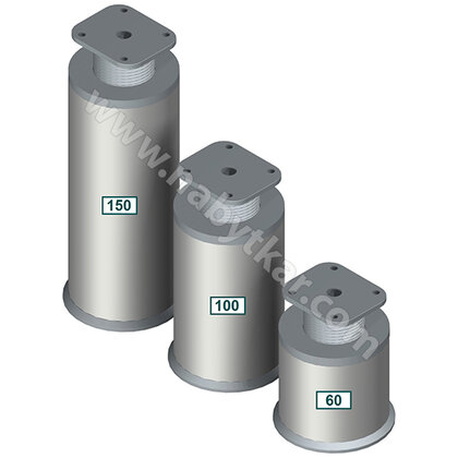 Nábytk.noha VALEC "big" , hliník Nábytk.noha VALEC "big" , hliník